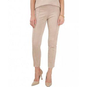 VINCE CAMUTO Women's Seamed Stretch Pull-On Leggings Beige L